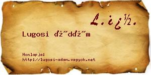 Lugosi Ádám névjegykártya
